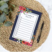 Beautiful Boho Bouquet - Individuelle Name zu tun Post-it Klebezettel
