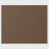Beautiful Boho Brown Color 593b26 Geschenkpapier (Flach)