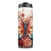 Beautiful Boho Butterfly Thermosbecher (Vorderseite)