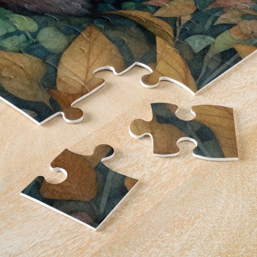 Beautiful Boho Forest Animal/Fox Puzzle (Seite)