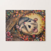 Beautiful Boho Forest Animal/Possum Puzzle (Horizontal)