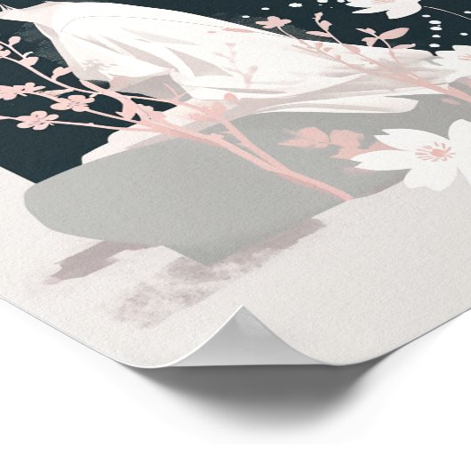 Beautiful Boho Frau Poster (Ecke)