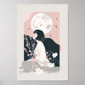 Beautiful Boho Frau Poster (Vorne)