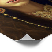 Beautiful Boho Hippie Woman Poster (Ecke)