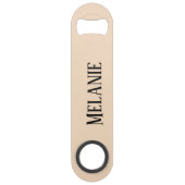 Beautiful Boho Horse  Speed Flaschenöffner (Rückseite)