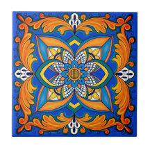 Beautiful Boho Italian Tile
