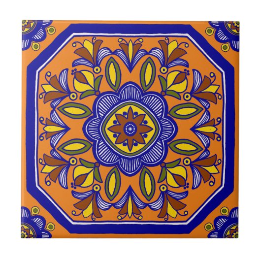 Beautiful Boho Italian Tile Fliese (Vorderseite)