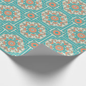 Beautiful Boho Italian Tile Geschenkpapier (Ecke)