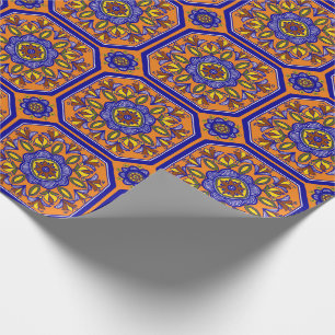 Beautiful Boho Italian Tile Geschenkpapier