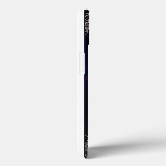 Beautiful Boho Moon Stars Blue Lila, benutzerdefin Case-Mate iPhone Hülle (Rückseite / Rechts)