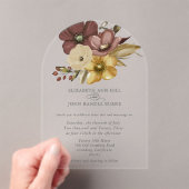 Beautiful boho neutral wedding  acryleinladungen (Insitu (Handheld))