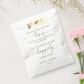 Beautiful Boho Personalisiert Wedding Tissue Pack Geschenktütchen (Versiegelt)