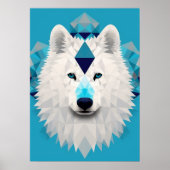 Beautiful Boho Samoyed Puppy Dog Poster (Vorne)