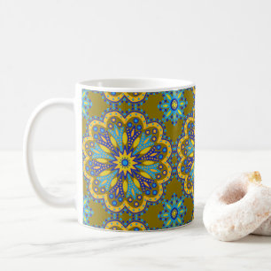 Beautiful Boho Talavera Tile Kaffeetasse