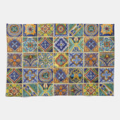 Beautiful Boho Talavera Tiles Geschirrtuch (Horizontal)