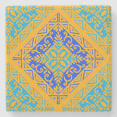 Beautiful Boho Tile Steinuntersetzer (Vorderseite)