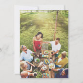 Beautiful Boho Watercolor Family Wiedersehen-Foto (Rückseite)