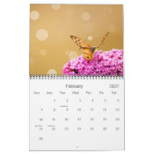Beautiful Bokeh Butterfets Custom Foto Kalender (Feb 2027)