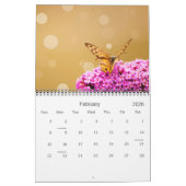 Beautiful Bokeh Butterfets Custom Foto Kalender (Feb 2026)
