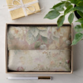 Beautiful Boquet of Pastel Flowers Background Seidenpapier (Geschenk)