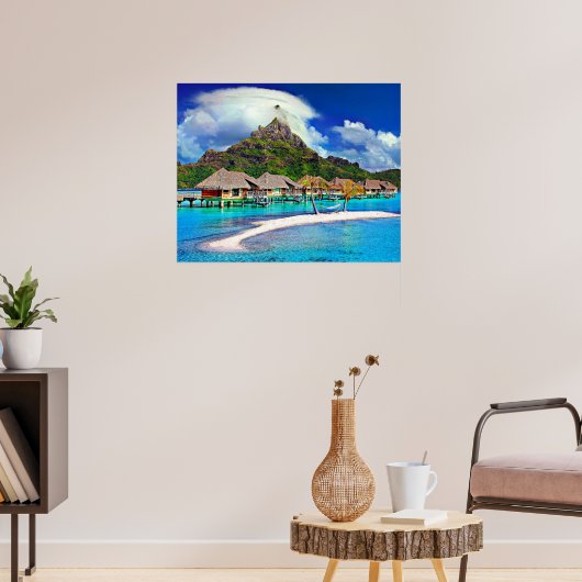 Beautiful Bora Bora, Französisch-Polynesien Poster (Wohnzimmer 3)