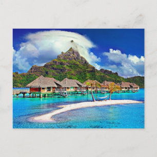 Beautiful Bora Bora, Französisch-Polynesien Postkarte