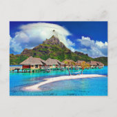 Beautiful Bora Bora, Französisch-Polynesien Postkarte (Vorderseite)