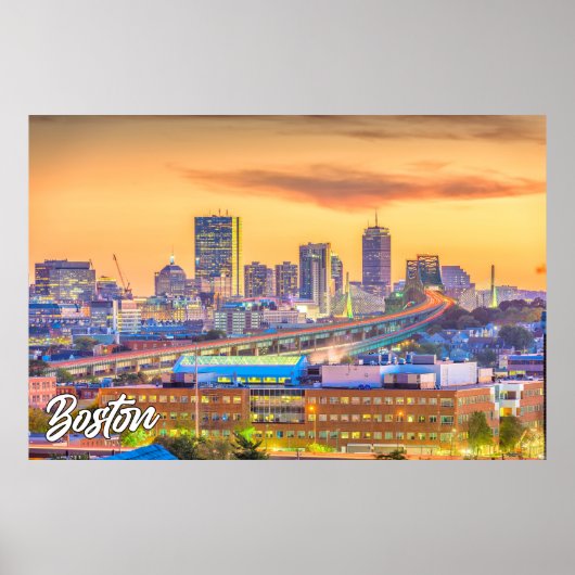Beautiful Boston, Massachusetts, USA Poster (Vorne)