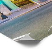 Beautiful Boston, Massachusetts, USA Poster (Ecke)