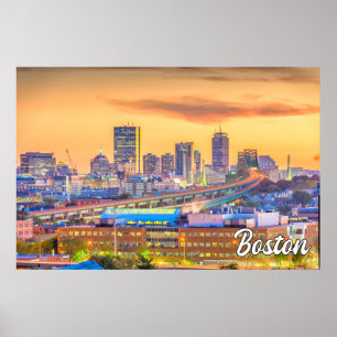 Beautiful Boston, Massachusetts, Vereinigte Staate Poster