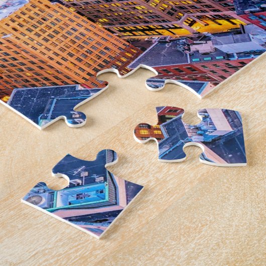 Beautiful Boston Skyline, Massachusetts, USA Puzzle (Seite)