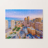 Beautiful Boston Skyline, Massachusetts, USA Puzzle (Horizontal)