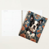 Beautiful Boston Terrier William Morris Inspiriert Planer (Anzeige)