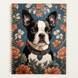 Beautiful Boston Terrier William Morris Inspiriert Planer