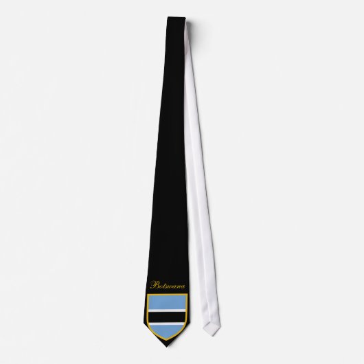 Beautiful Botswana Flag Neck Tie Krawatte (Vorderseite)