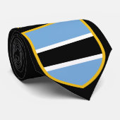 Beautiful Botswana Flag Neck Tie Krawatte (Gerollt)