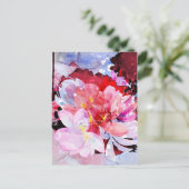 Beautiful Bouquet of Flowers Postkarte (Stehend Vorderseite)