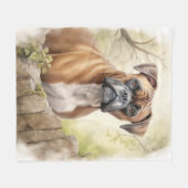 Beautiful Boxer Dog Fleecedecke (Vorderseite (Horizontal))