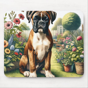 Beautiful Boxer Dog Mousepad