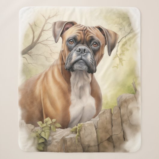 Beautiful Boxer Dog Sherpadecke (Vorderseite)