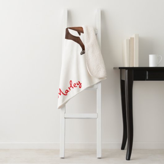 Beautiful Boxer Personalisiert Sherpadecke (Beispiel)