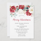 Beautiful Boy Familie Weihnachten Party Foto Einladung (Rückseite)