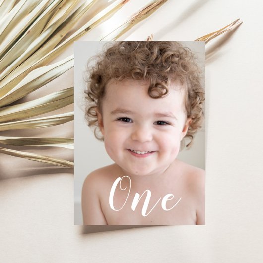 Beautiful Boys 1. Geburtstag Party Foto & Script Einladung