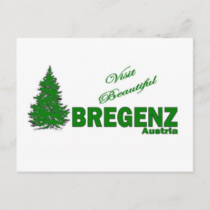 Beautiful Bregenz, Österreich Postkarte