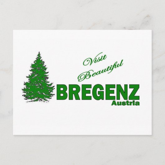 Beautiful Bregenz, Österreich Postkarte (Vorderseite)