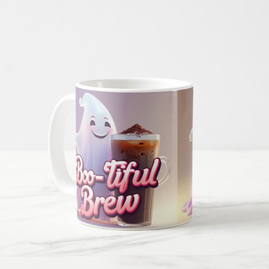 Beautiful Brew Ghost Coffee Mug Kaffeetasse (Vorderseite Links)