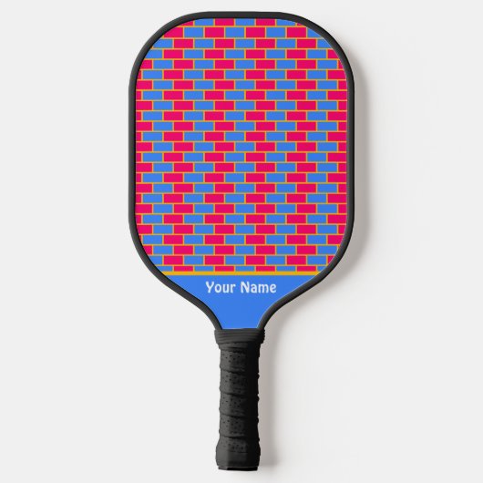 Beautiful Brick Pattern Pro Pickleball Paddle (Rückseite)