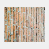 Beautiful brick wall Old classicabstract, architec Fleecedecke (Vorderseite (Horizontal))
