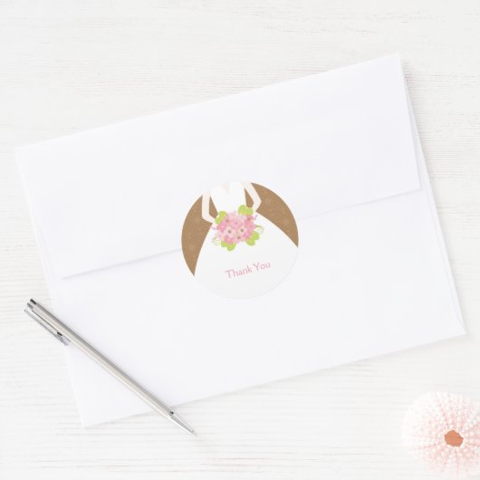 Beautiful Bride - Umschlag Aufkleber (Umschlag)