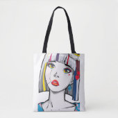 Beautiful Broken Anime Girl Tasche (Vorderseite)